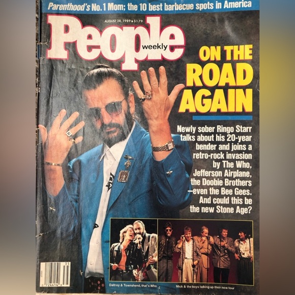 1989 Vintage People Mag feat. Ringo Starr and more - Picture 1 of 2
